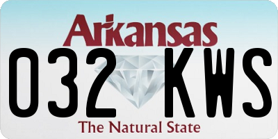 AR license plate 032KWS