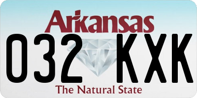 AR license plate 032KXK