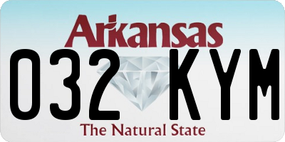 AR license plate 032KYM