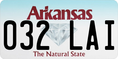 AR license plate 032LAI