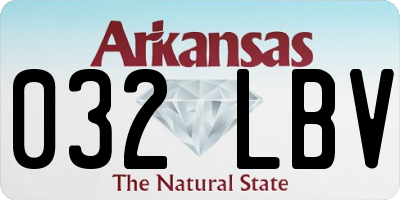 AR license plate 032LBV