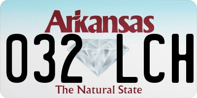 AR license plate 032LCH