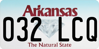 AR license plate 032LCQ