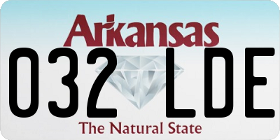 AR license plate 032LDE