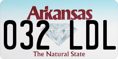 AR license plate 032LDL