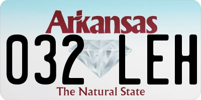 AR license plate 032LEH