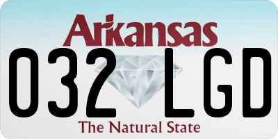 AR license plate 032LGD