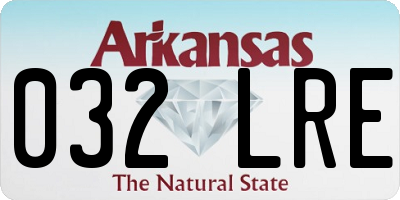 AR license plate 032LRE