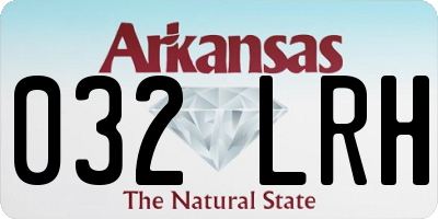 AR license plate 032LRH