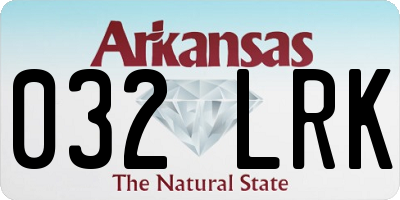 AR license plate 032LRK