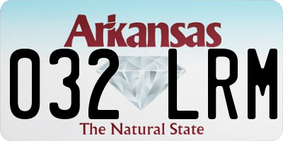 AR license plate 032LRM