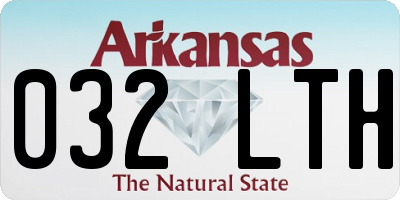 AR license plate 032LTH