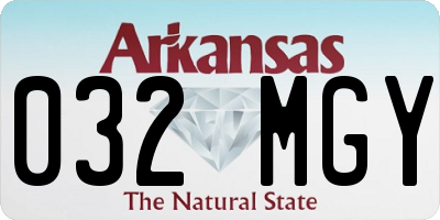 AR license plate 032MGY