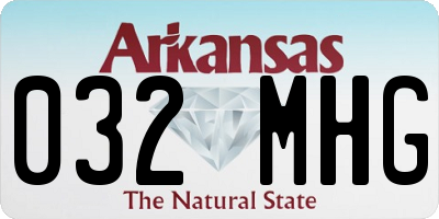 AR license plate 032MHG