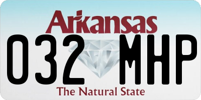 AR license plate 032MHP