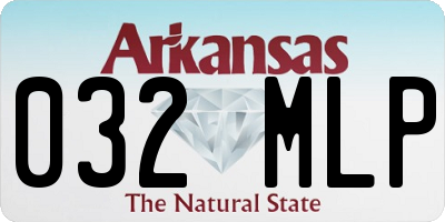 AR license plate 032MLP