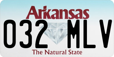 AR license plate 032MLV