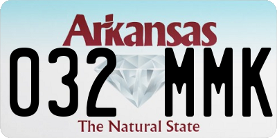 AR license plate 032MMK