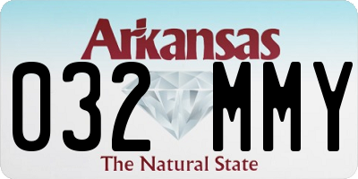 AR license plate 032MMY