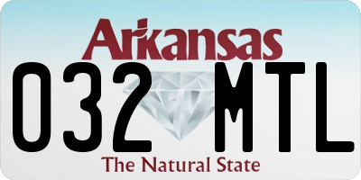 AR license plate 032MTL