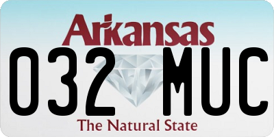 AR license plate 032MUC