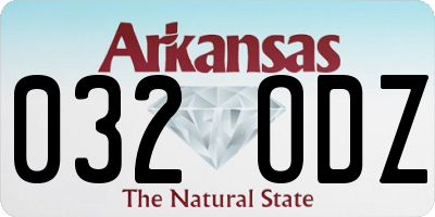 AR license plate 032ODZ