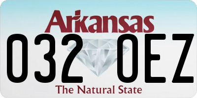AR license plate 032OEZ