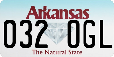 AR license plate 032OGL