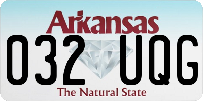 AR license plate 032UQG