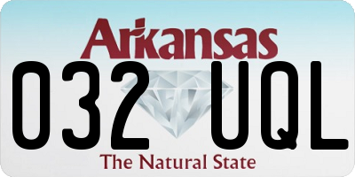 AR license plate 032UQL