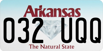 AR license plate 032UQQ