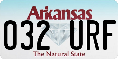 AR license plate 032URF
