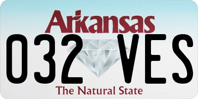 AR license plate 032VES