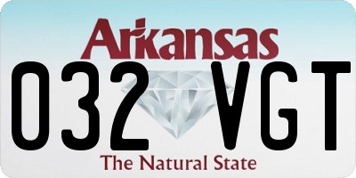 AR license plate 032VGT