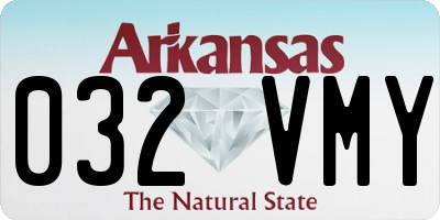 AR license plate 032VMY