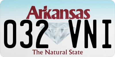 AR license plate 032VNI