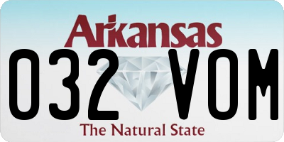 AR license plate 032VOM