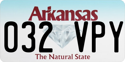 AR license plate 032VPY