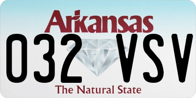 AR license plate 032VSV