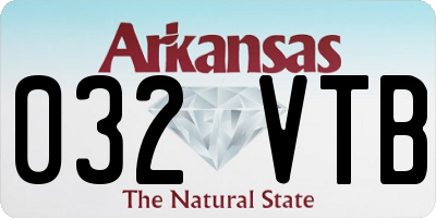 AR license plate 032VTB