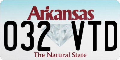 AR license plate 032VTD
