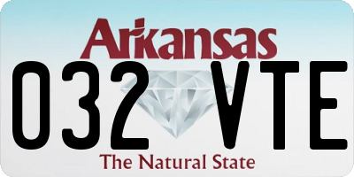 AR license plate 032VTE