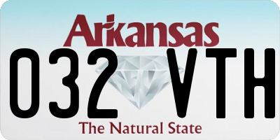 AR license plate 032VTH