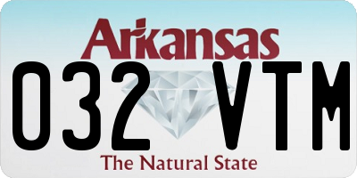 AR license plate 032VTM