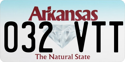 AR license plate 032VTT