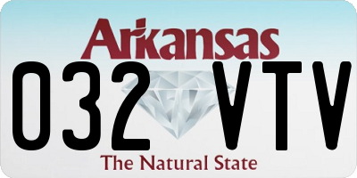 AR license plate 032VTV