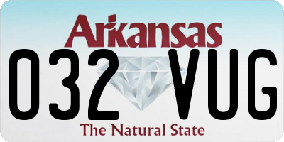 AR license plate 032VUG
