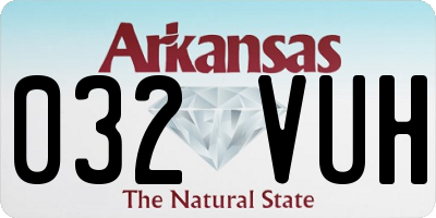 AR license plate 032VUH