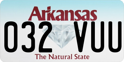 AR license plate 032VUU