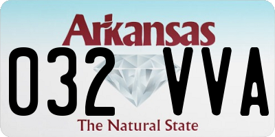 AR license plate 032VVA